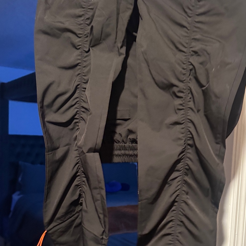Black Ruched Pants